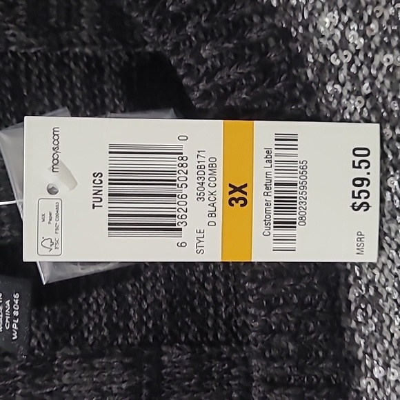 Style & CO tunic size 3X - Picture 6 of 6